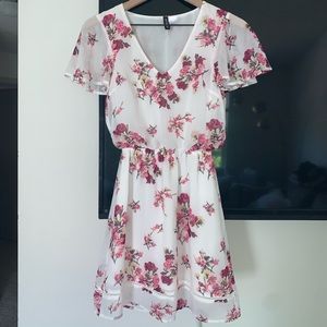 Mini floral dress